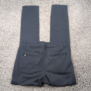 RSQ Pants Men 29x32 Blue Khaki Flat Front Skinny Straight Casual Normcore Preppy